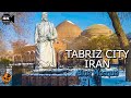 Iran Travel to Tabriz Blue Mosque Walking City Tour  Jahanshah Mosque Iran walk 4k