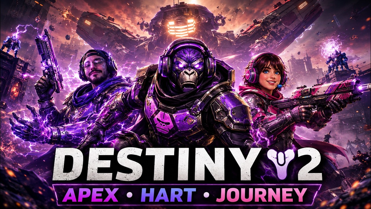 Destiny 2 With Apex, Hart & Journey — The Ape House Fireteam Rises!