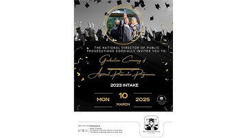 Aspirant Prosecutor Programme Graduation Ceremony