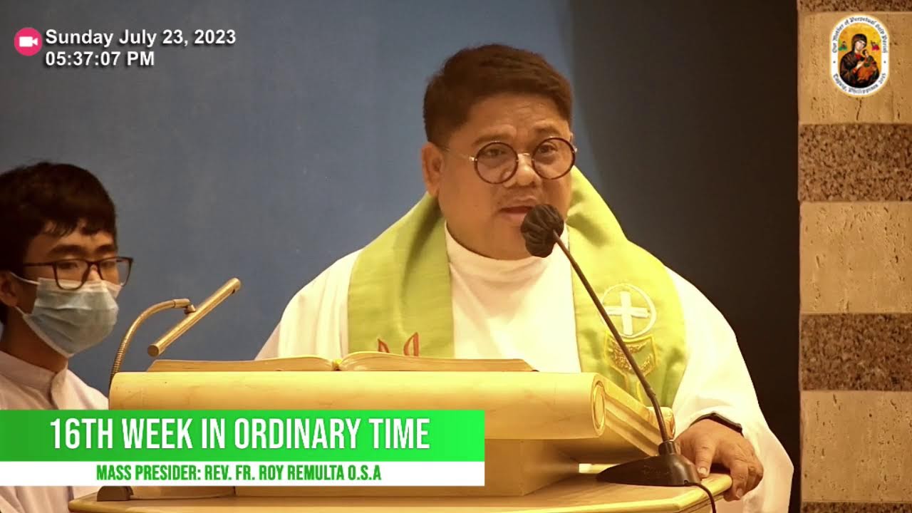 16th week in ordinary time liturgy of the words youtube