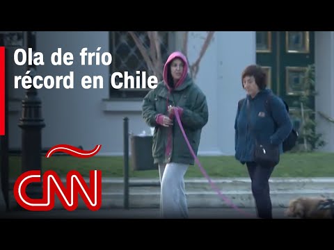 Chile vive una ola de frío histórica con récords de bajas temperaturas