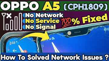 OPPO A5 Network Problem | OPPO A5 No Service Problem | OPPO  A5 No Signal Problem | 💯% Fixed