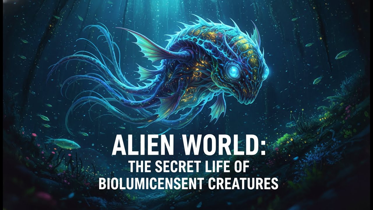 Alien World: The Secret Life of Bioluminescent Creatures | Nature’s Living Lights 