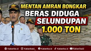 Agriculture Minister Amran Unloads 1,000 Tons of Allegedly Smuggled Rice