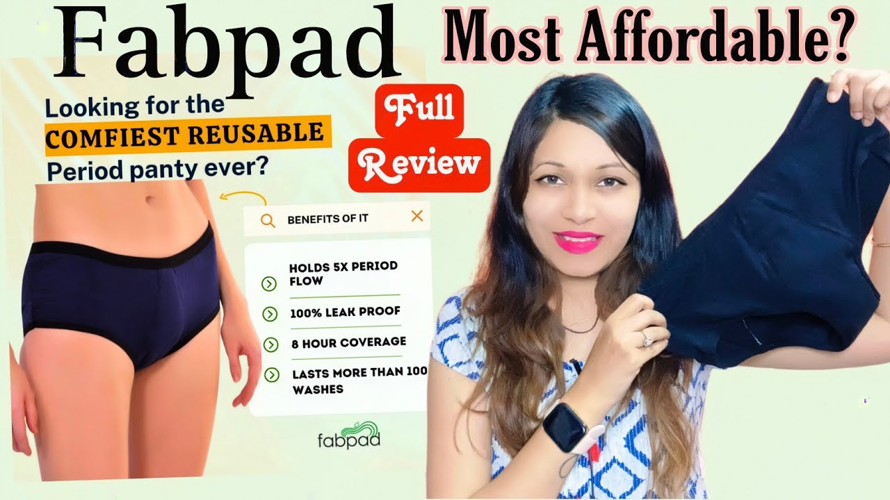 Fabpad Reusable Period Panty *Detailed Honest Review* #fabpad