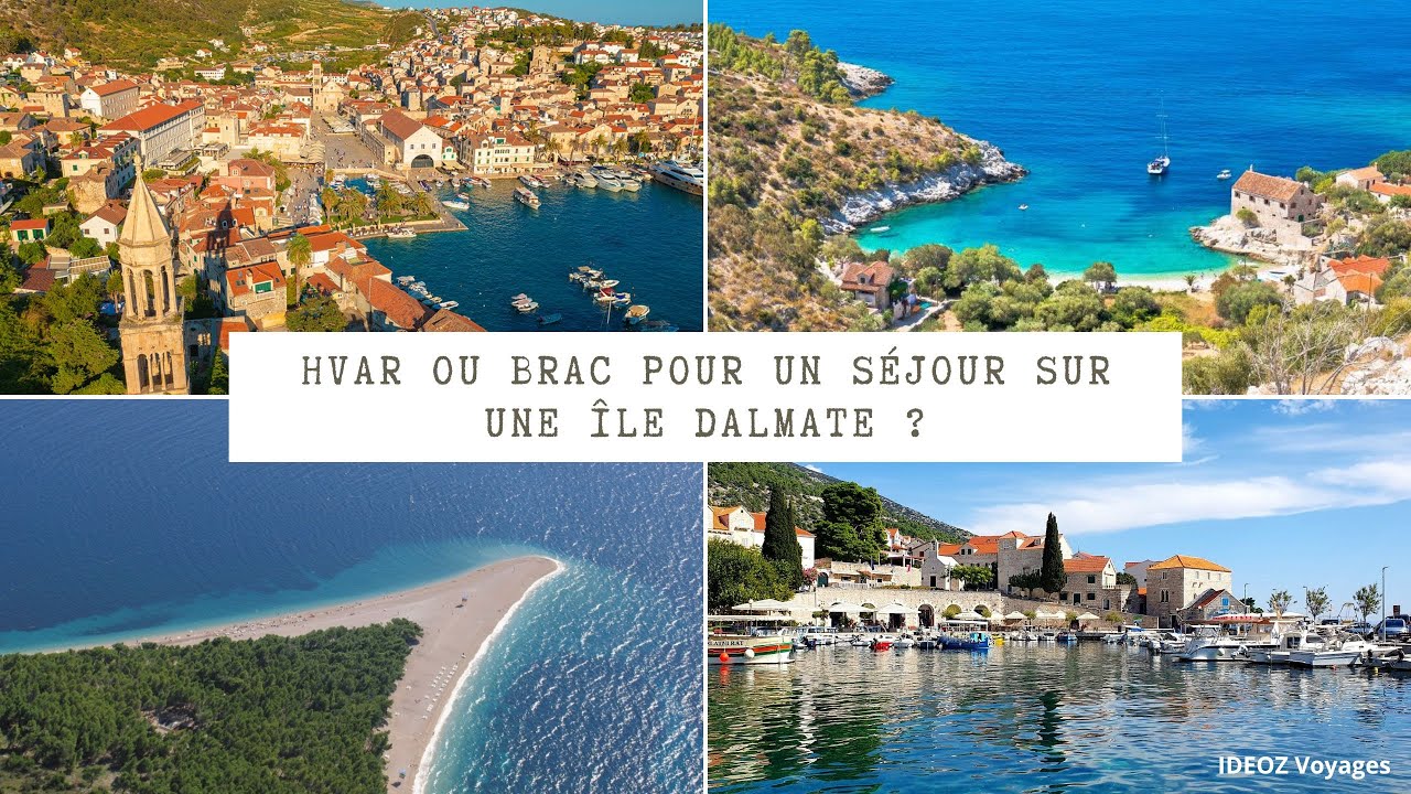Hvar ou Brac : quelle île choisir pour un séjour de trois jours ?