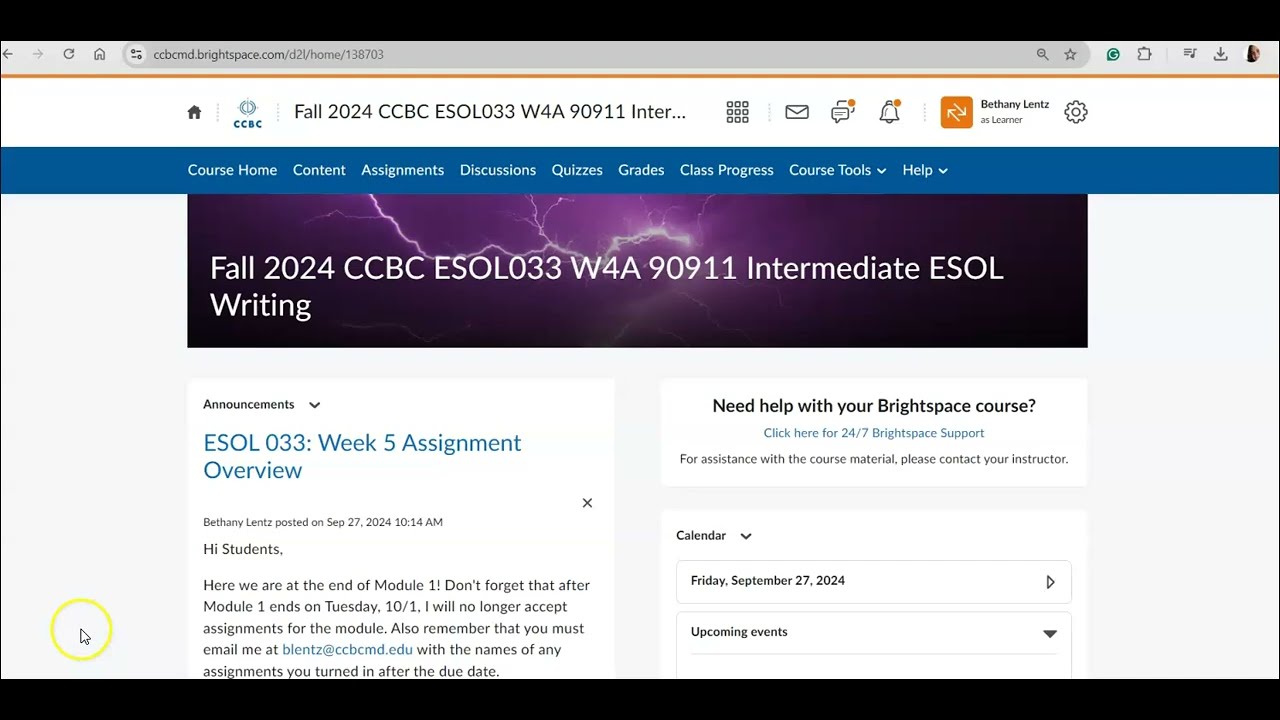 ESOL 033: Week 5 Assignment Overview/ Final Drafts DUE 10/1 ! - YouTube