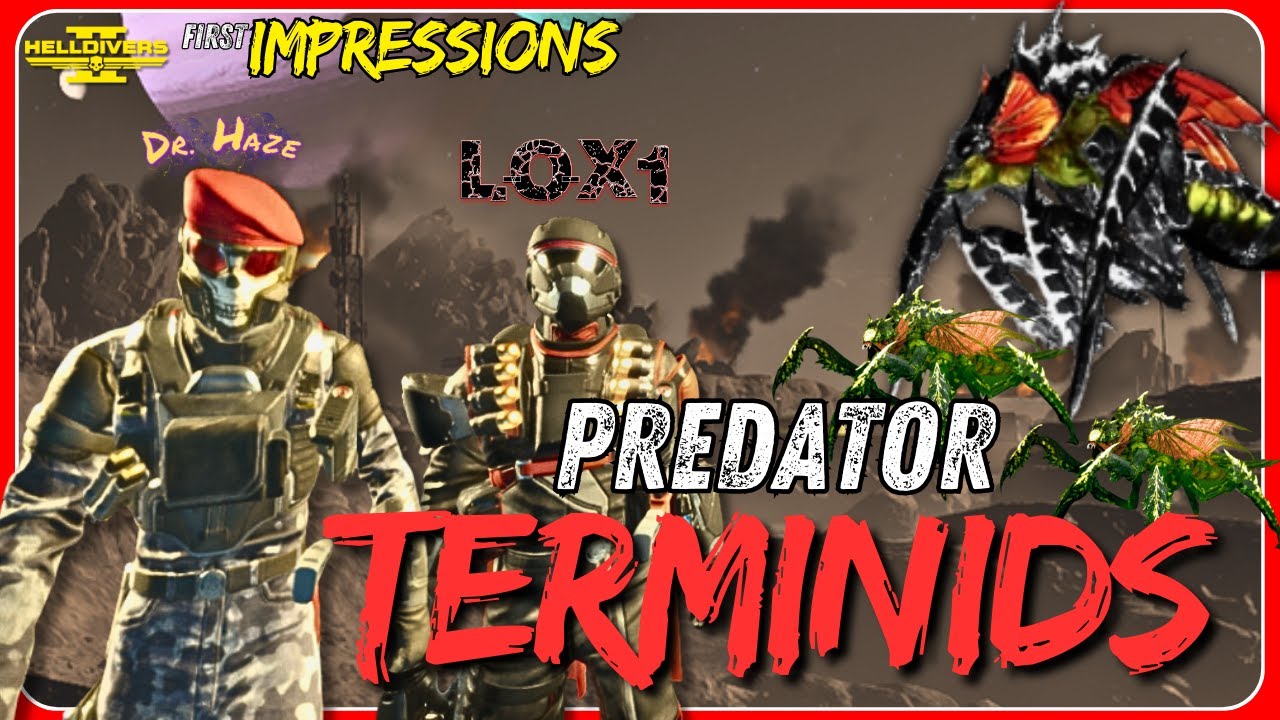 Our First Encounter with Predator Terminids... It Did NOT End Well 😂 ...