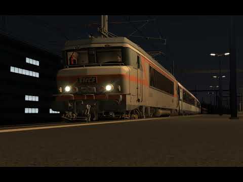 Passage d un train de nuit