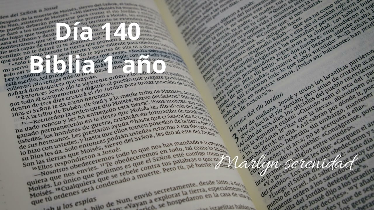 Día 140 Biblia 1 año