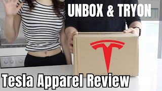 Tesla Apparel Unbox, Review & TryOn (Hoodie, Corp Jacket, Beanie, Cap, and T-Shirt)