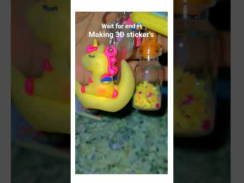 3d sticker's diy #viral