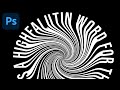 Create Twirly Text Effect in Photoshop 2024
