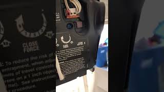 How to change garage door keypad code