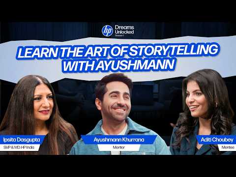 All About Filmmaking with Ayushmann Khurrana | HP Dreams Unlocked S1