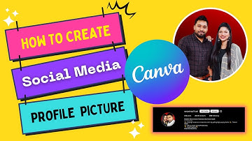 How to create a Profile Picture on Canva | Social Media Profile Picture