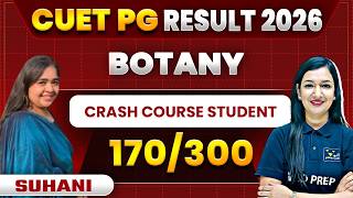 CUET PG 2026 Botany Topper Interview | Suhani 170/300 | Study Plan, Strategy &amp; Tips |VedPrep CUET PG