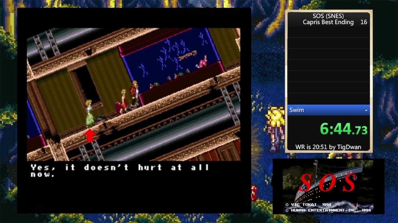 SOS (SNES) - Capris Best Ending in 