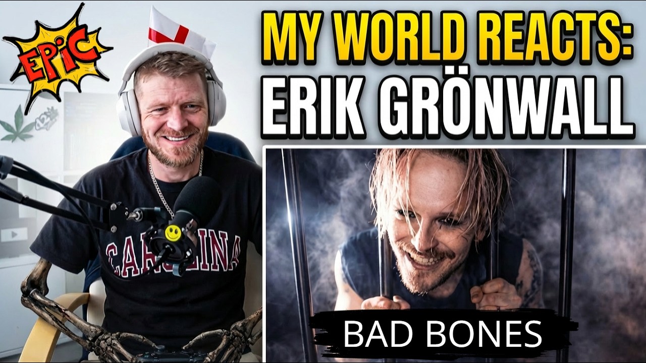 British Guy Reacts To ERIK GRÖNWALL - Bad Bones | FIRST LISTEN