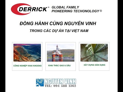 DERRICK Superstack - Sàng đa tầng tách khoáng sản cho dải hạt mịn thay ...