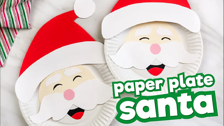 Paper Plate Santa Claus Craft For Kids