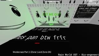 Modecraze pt1: zone 1 and zone 2a