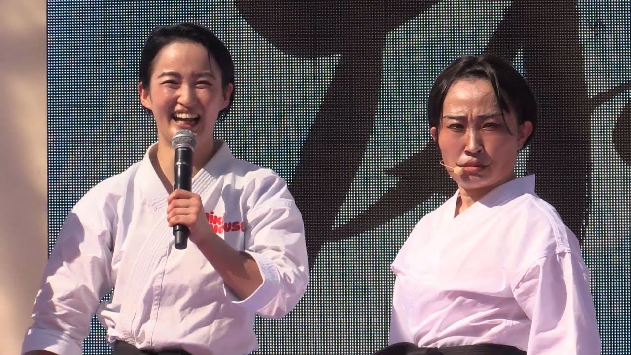 【万博】清水希容とキンタロー。空手演舞とトーク, モノマネ　2025.7.29 大阪ヘルスケアパビリオン「リボーンステージ」