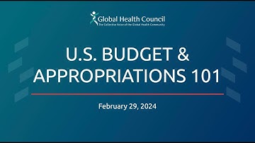 Budget & Appropriations 101