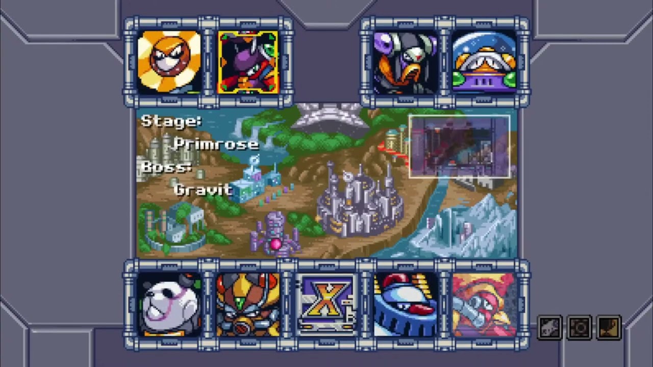 Mega Man X8 Demake - Stage Select - YouTube