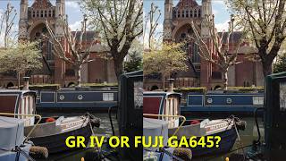Ricoh GR IV vs Fuji GA645 | 3:4 shootout
