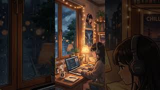 Sleepless Window Glow 🌧️ Cozy Rainy Beats #shorts #lofi #chillpop