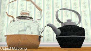 Blender - 3D Teapots (Generated and Object Mapping)