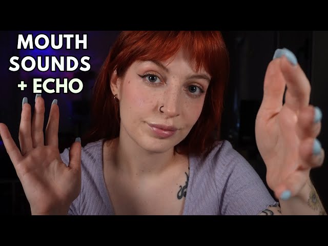 ASMR Mouth Sounds with Echo and Hypnotic Visuals for Sleep