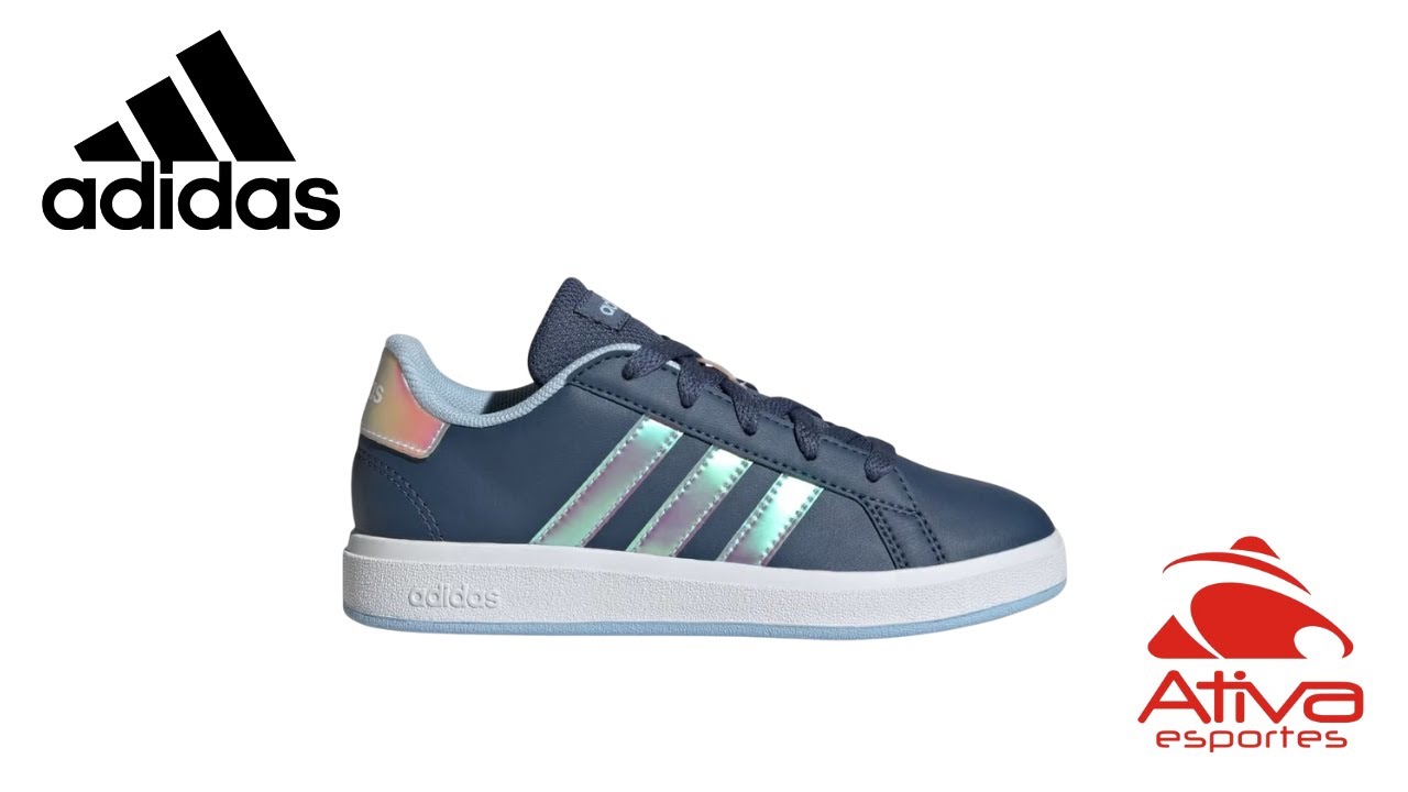 Tênis Juvenil Adidas Grand Court JR6095 - Ativa Esportes