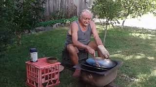 Wood fired coffee roasting done my way