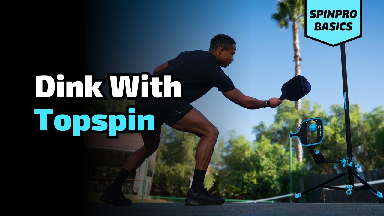 How To Hit TOPSPIN DINKS (Forehand and Backhand) | SpinPro for Pickleball Basics