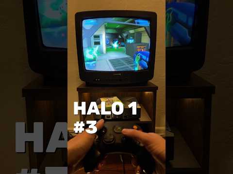 Halo 1 Playthrough Highlight 3 (OG Xbox CRT TV) #halo #halo1 #halocombatevolved #haloce #bungie