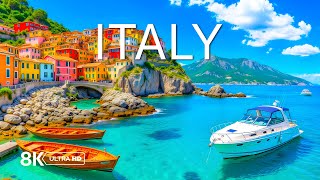 Itália 8K – Uma viagem pelas ruínas romanas, vales da Toscana e mares cintilantes.