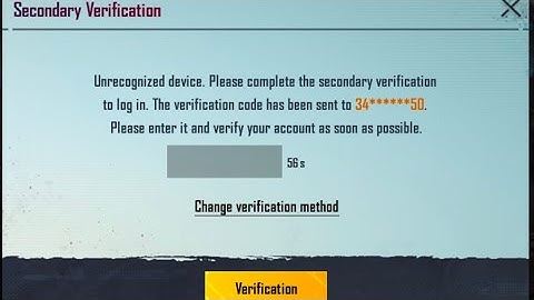 How To Secure Pubg Mobile Account From Hackers | Enable Secondary Verification | Pubg Mobile