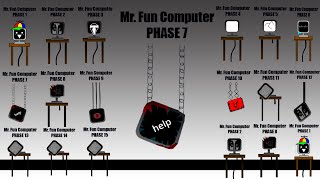 EVOLUTION OF SPRUNKI Mr. FUN COMPUTER PHASE 1 - 15 🔥🔥🔥 | INCREDIBOX SPRUNKI