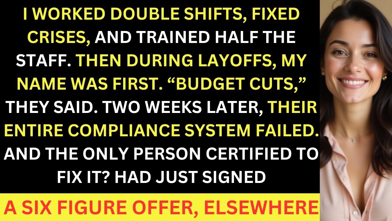 Они уволили меня из-за «сокращения бюджета». Когда они поняли, насколько я им нужен, было уже сли...