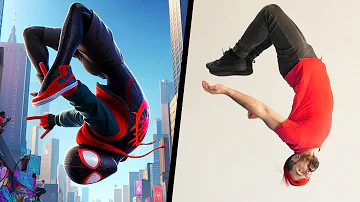 Spider-Man: Into the Spider-Verse Stunts In Real Life