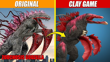 Making Zoochosis Godzilla with Clay Game | SPORE