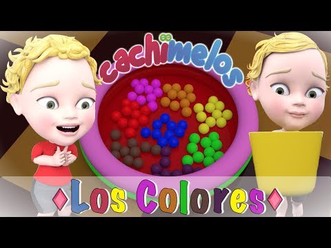 Aprendiendo los colores en Español con Los Cachimelos