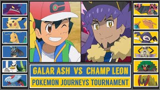 Ash vs Leon Full 6v6 Battle   Pokemon Journeys Ep 129,130,131,132   Pokemon Sword and shield |Tanish