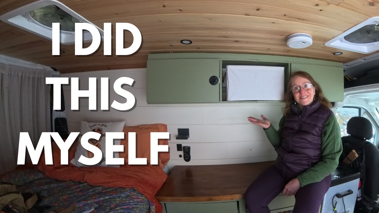 I Built These Upper Cabinets in My Van For Almost Nothing (And I Did It Myself)
