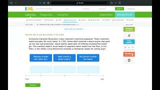 Determining the Order of Events In Informational Texts