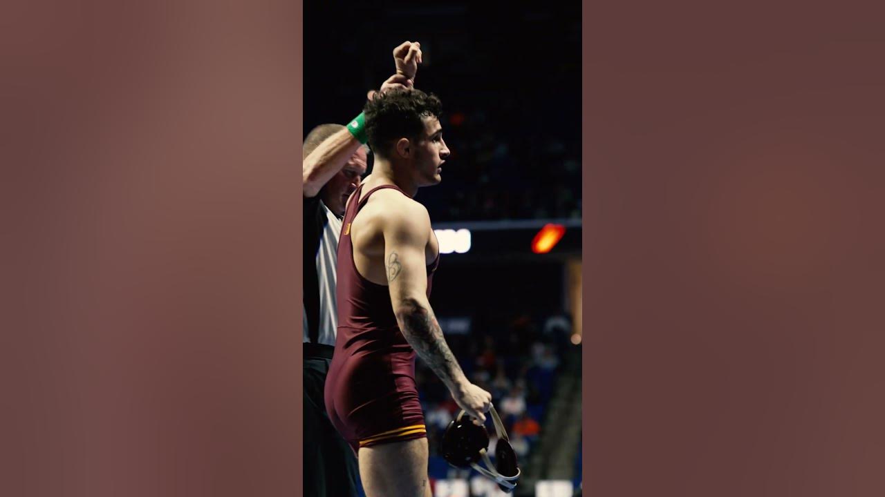 Gopher Wrestling Michael Blockhus Wins First Match at 2023 NCAA