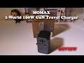 MOMAX 1-World 100W GaN Travel Charger REVIEW