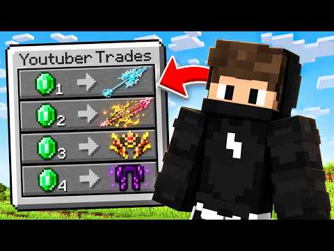 Minecraft Tapi Kalian Bisa TRADE Dengan YOUTUBER FAVORIT